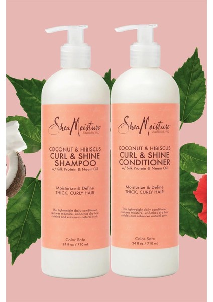 Coconut & Hibiscus Şampuan ve Saç Kremi Set 2X710ML fırsatları