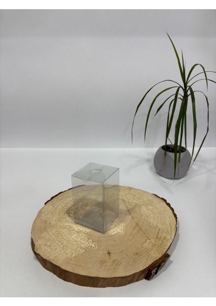 5X5X8 Şeffaf Asetat Kutu [100 Adet Demonte ]