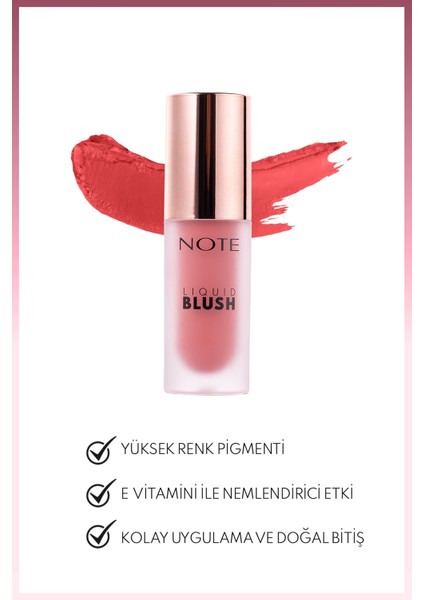 Liquid Blush Nemlendirici Etkili Likit Allık - 20 Coral fiyatları