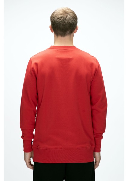 Corner Kırmızı Crewneck Erkek Sweatshirt modelleri