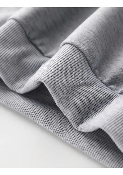 Ciao Yazı Detay Baskılı Içi Polarlı Kapüşonlu Sweatshirt modelleri