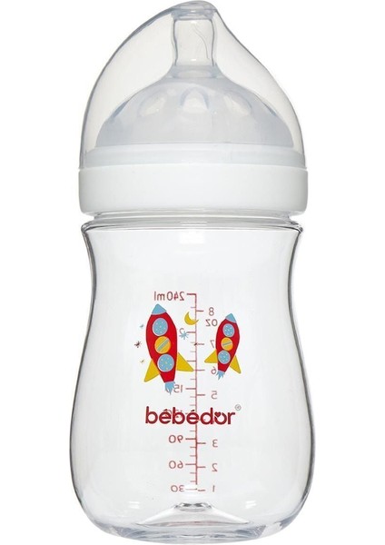Premium Seri Geniş Ağız Antikolik Biberon Tritan 240 ml 95302
