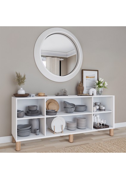 Bohem Serisi Natura 2 Kapak Pvc Hasır Desen Mat Beyaz Konsol fiyatları