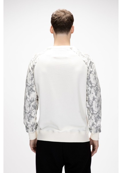 Deep Marshmallow Crewneck Erkek Baskılı Sweatshirt modelleri