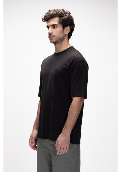 Collage Siyah Basic Erkek T-Shirt modelleri