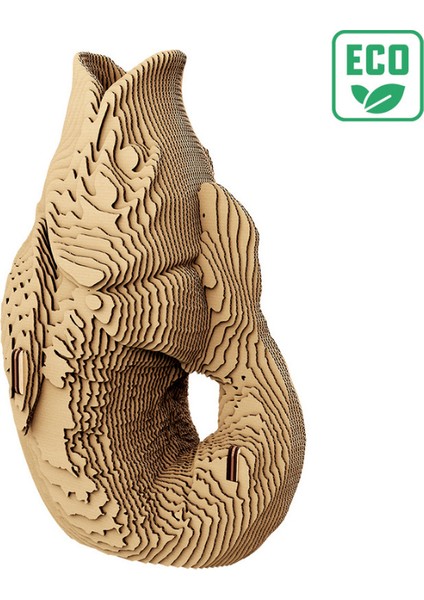 3D Puzzle - Fısh Vase modelleri