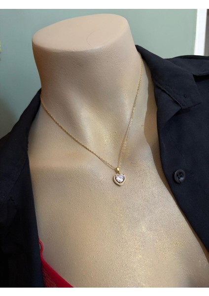 Çelik Kalp Detaylı Kolye fiyatları