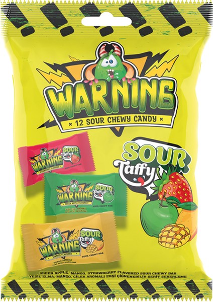 Warning Ekşili Chewy Candy