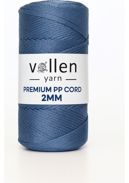 Premium Polyester Makrome Ipi 2mm ,makrome Ip,makrame,supla,çanta IPI,LACIVERT,200GR,230M