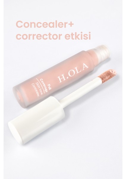 Hola Cover All Yoğun Kapatıcı Pink Ton – Hafif Yapı, Pürüzsüz ve Doğal Bitiş, Çizgilere Dolmayan Formül