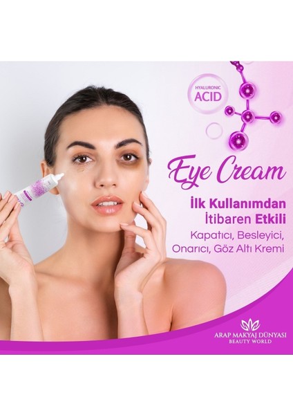 Mor Göz Kremi 15 ml – Hyaluronik Asit ve At Kestanesi ile Aydınlatıcı, Kapatıcı ve Canlandırıcı Etki modelleri
