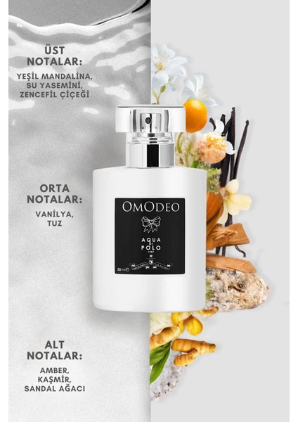 Omodeo Kadın Parfüm & Deodorant Seti – Çiçeksi, Vanilya ve Mandalina Notalı, Kalıcı, Hediyelik, Günlük Kullanıma Uygun 50 ml + 150 ml