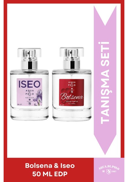 Kadın Parfüm Seti EDP 2×50 ml – Çiçeksi ve Turunçgil Notalı, Kalıcı, Günlük Kullanıma ve Hediye Seçeneklerine Uygun fırsatları