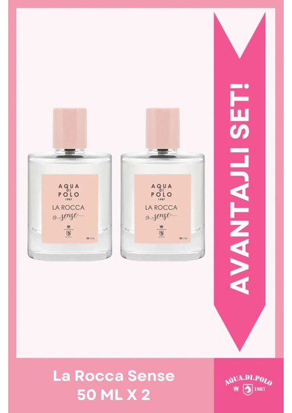 Kadın Parfüm Seti – Oryantal Koku, 2×50 ml, Kalıcı, Günlük ve Hediyelik Kullanıma Uygun