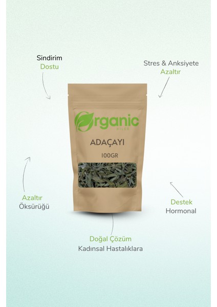 Adaçayı Doğal & Katkısız 100gr Elenmiş ve Taze fiyatları