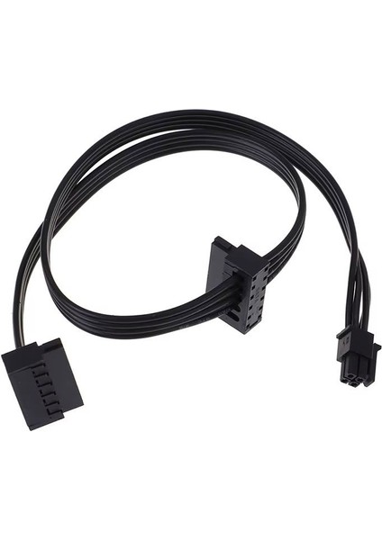 Mini 4 Pin To 2x Sata SSD Power Supply Anakart HDD Güç Kablosu