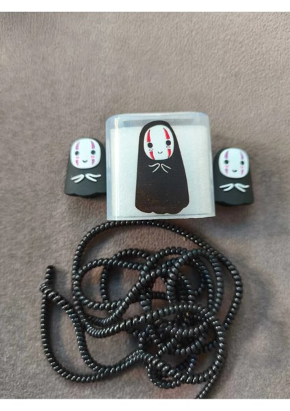 18/20 W Şarj Cihazı Uyumlu Figürlü Şarj Cihazı Koruma Seti No-Face Kaonashi Figürlü fiyatları