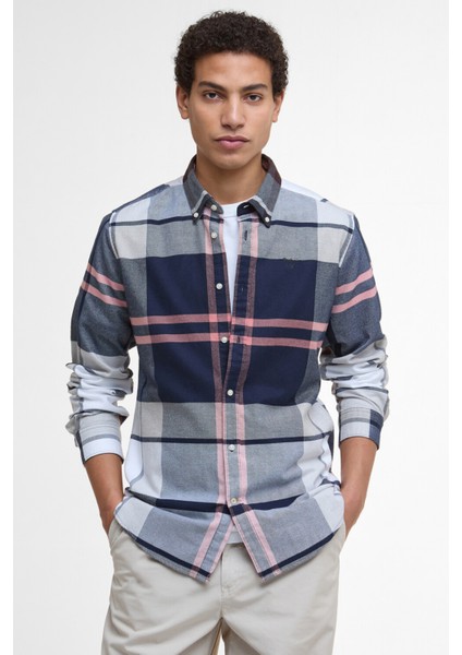 Iceloch Tailored Tartan Gömlek TN42 Riverstone