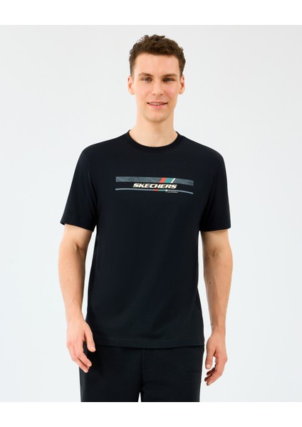 M Light Fabrict-Shirt Erkek Siyah Tshirt S2520114-3817