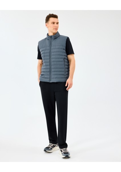 M Outerwear Polar Lining Paded Vest Erkek Gri Yelek S242212-3998 modelleri
