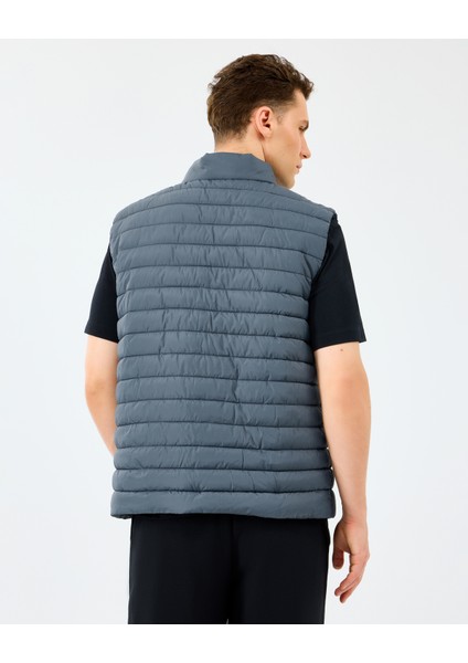 M Outerwear Polar Lining Paded Vest Erkek Gri Yelek S242212-3998 indirimleri