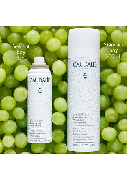 Organik Üzüm Suyu İçeren Yatıştırıcı ve Nemlendirici Serum 200 ml – Hassas Ciltler için Antioksidan Etki