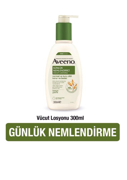 Günlük Yoğun Nemlendirici Vücut Losyonu 300 ml – Unisex, Kuru Ciltler İçin Derinlemesine Nem Bakımı