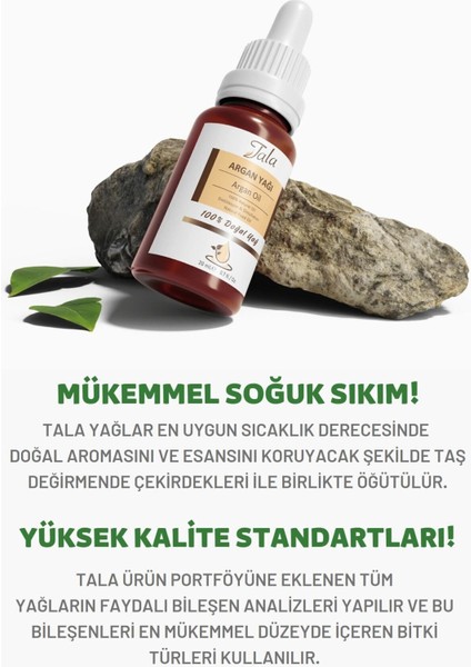 Saf ve Doğal Argan Yağı 20 ml – Unisex, Soğuk Sıkım, Kokusuz, Hızlı Emilim ve Onarıcı Cilt Saç Bakımı fırsatları