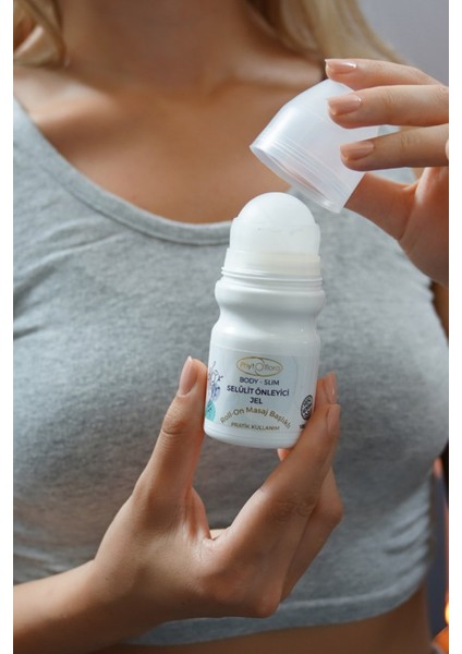 Roll-On Masaj Başlıklı Tarçın ve Nane Ferahlıklı Sıkılaştırıcı Vücut Jeli 150 ml – Unisex, Günlük Kullanıma Uygun