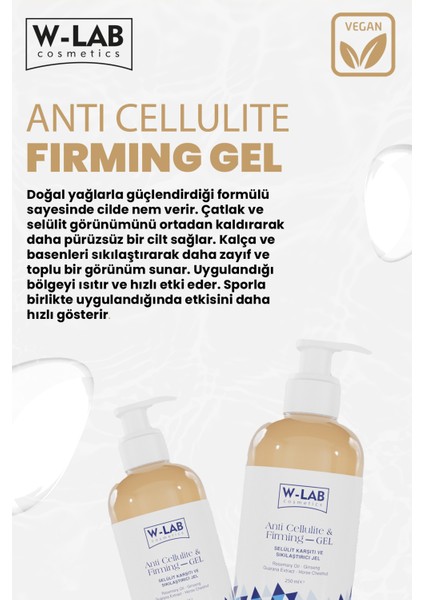 At Kestanesi ve Ginseng Özlü Selülit Karşıtı Sıkılaştırıcı Vücut Jeli 250 ml – Pürüzsüz ve Sıkı Cilt İçin indirimleri