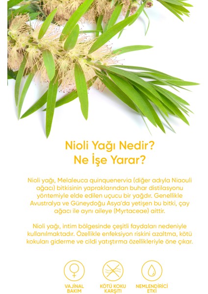 Nioli Yağı Suyu İçeren Genital Koku Giderici Sprey 50 ml – Doğal ve Ferahlatıcı İntim Bakım