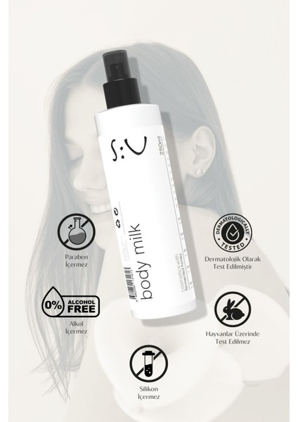 Body Milk - Vücut Bakım Sütü 250ML indirimleri