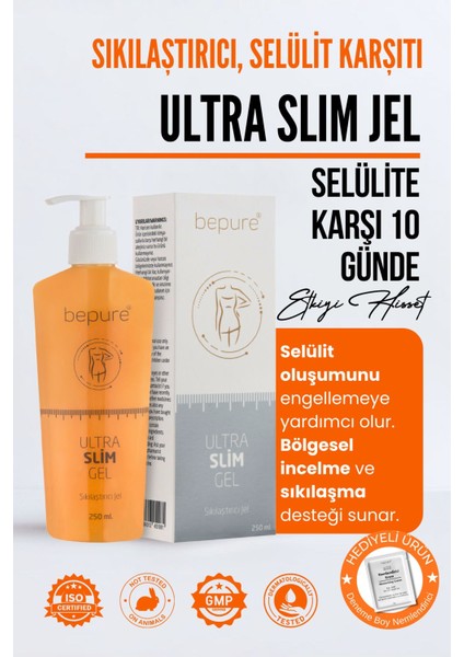 Slim Jel Sıkılaştırıcı, Selülit Karşıtı Jel 250 ml indirimleri
