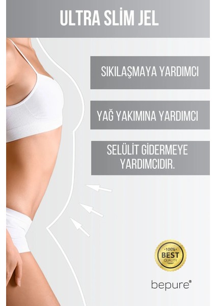 Slim Jel Sıkılaştırıcı, Selülit Karşıtı Jel 250 ml