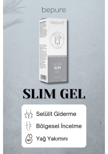 Slim Jel Sıkılaştırıcı, Selülit Karşıtı Jel 250 ml