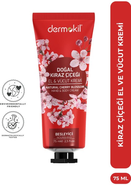Kiraz Çiçeği El ve Vücut Kremi 75 ml modelleri