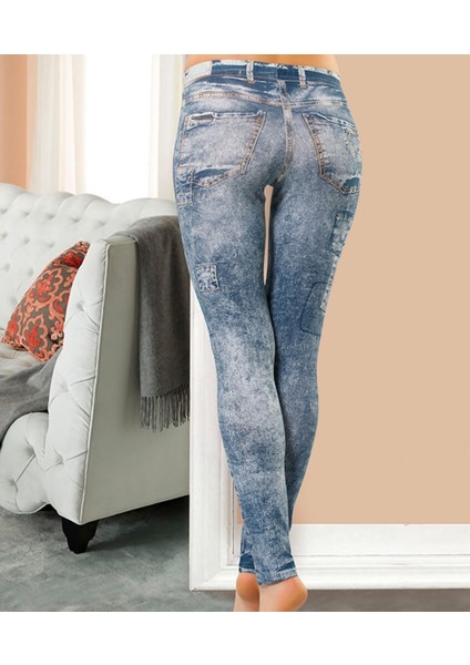 Kot Görünümlü Kadın Tayt 438-1 fiyatları