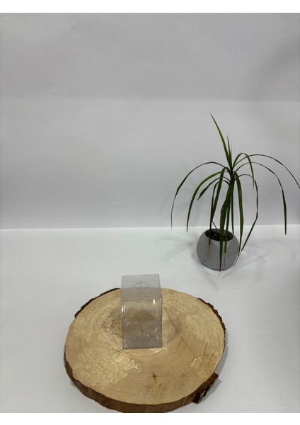 5X5X6.5 Şeffaf Asetat Kutu [100 Adet Demonte ]