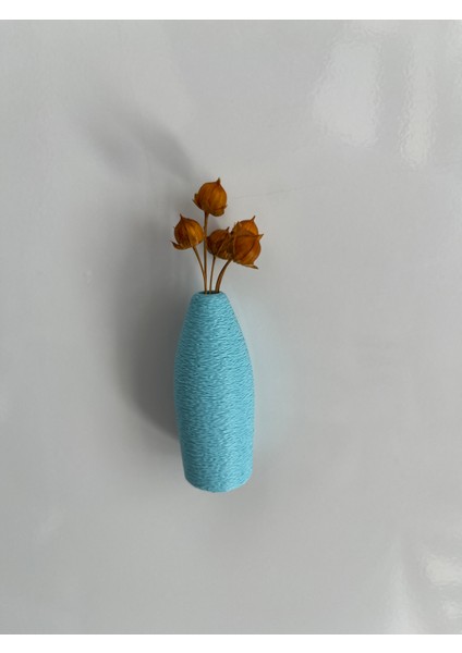 Miniflora - 5'li Magnetli Mini Vazo -Açık Mavi