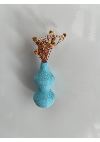 Miniflora - 5'li Magnetli Mini Vazo -Açık Mavi