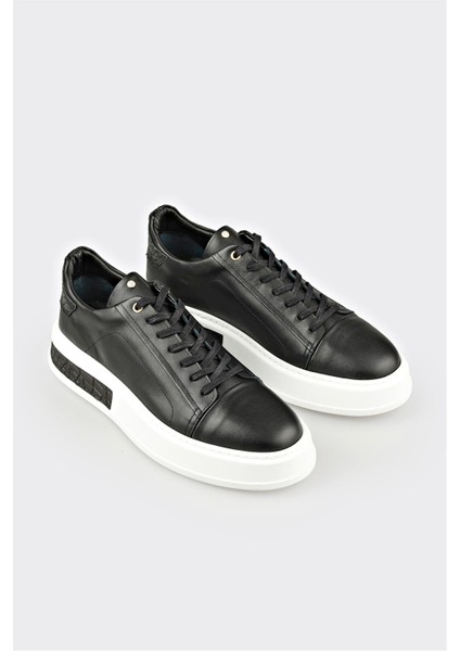 Siyah Deri Erkek Spor Ayakkabı fiyatları