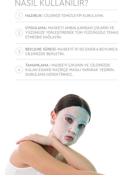 On Nar Özlü Kağıt Yüz Maskesi – Antioksidan ve Yoğun Nemlendirme, Tüm Cilt Tipleri İçin, 1 Adet, Kore Üretimi fırsatları
