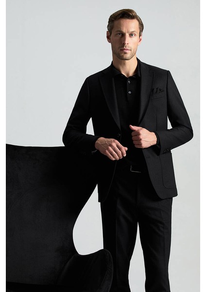 Merino Yünü Polo Yaka Siyah Triko fırsatları