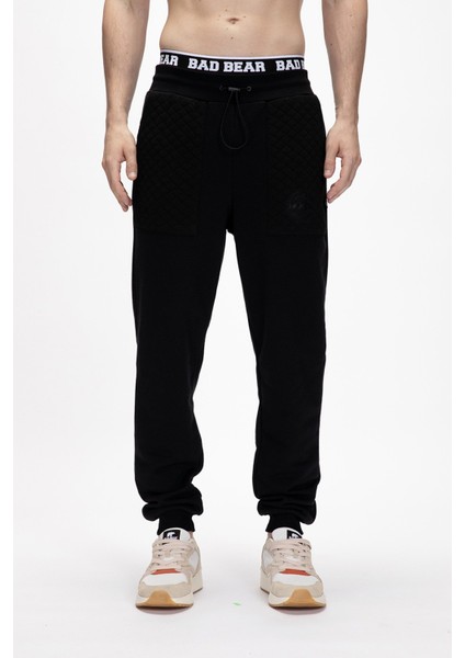 Grass Si̇yah Erkek Sweatpants Eşofman Altı