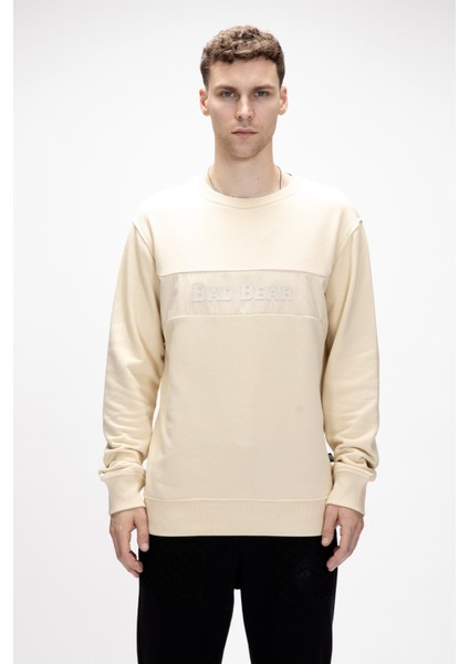Sailor Bej Crewneck Erkek Sweatshirt