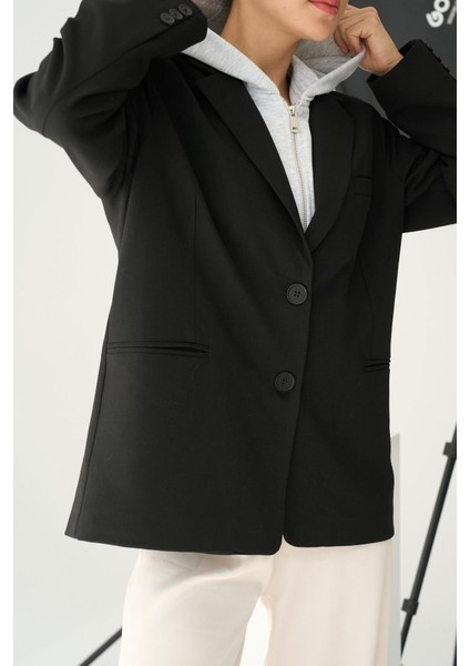 Fermuarlı Ceket - Siyah-Gri fırsatları