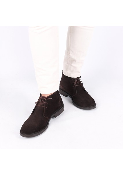 Hakiki Süet Deri Erkek Günlük Bot
