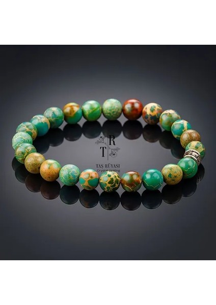 Yeşil Varisit Taşı Bileklik