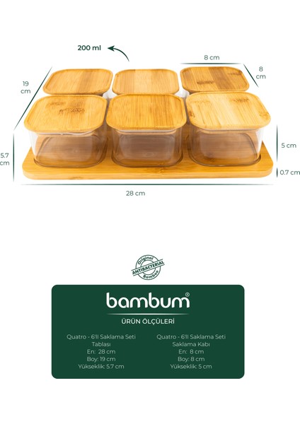 Quatro 6'lı Kahvaltılık Seti fiyatları