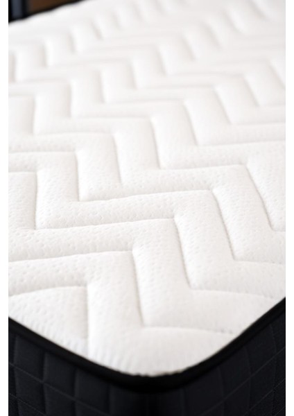 Nova Yatak 120X200 Tek Kişilik - 25 cm Paket Yaylı Ortopedik, Orta Sert, Antrasit, Pamuklu Kumaş indirimleri